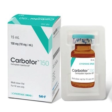 Pack Image: Carbotor 10 mg Injection (150 mg vial)