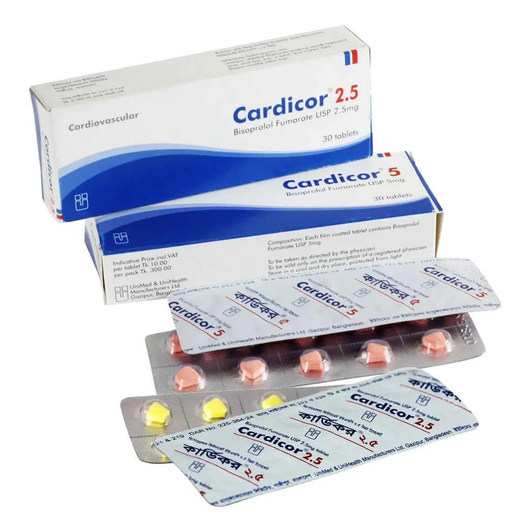Pack Image: Cardicor 2.5 mg Tablet (3 x 10)