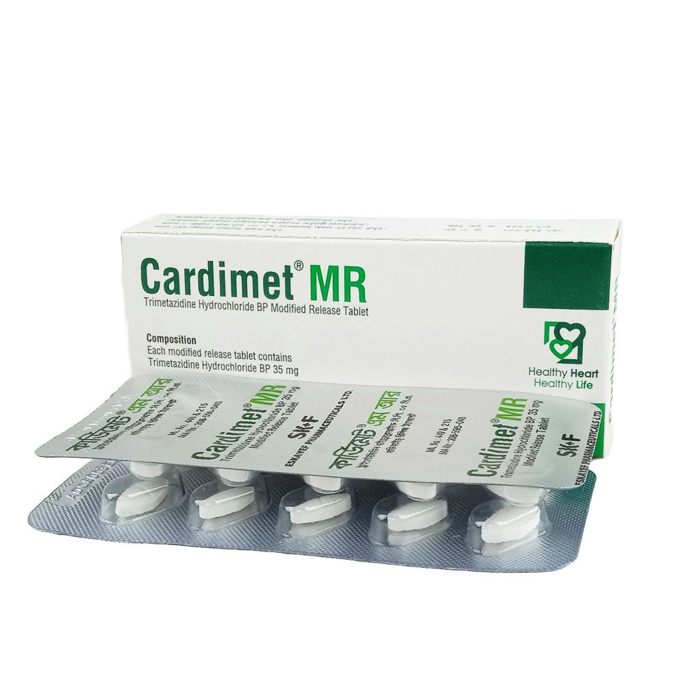 Pack Image: Cardimet MR 35 mg Tablet (3 x 14)