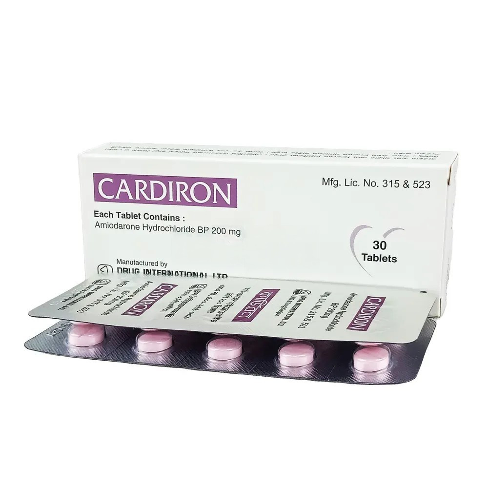 Pack Image: Cardiron 200 mg Tablet (3 x 10)