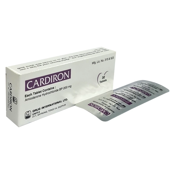 Pack Image: Cardiron 200 mg Tablet (3 x 10)