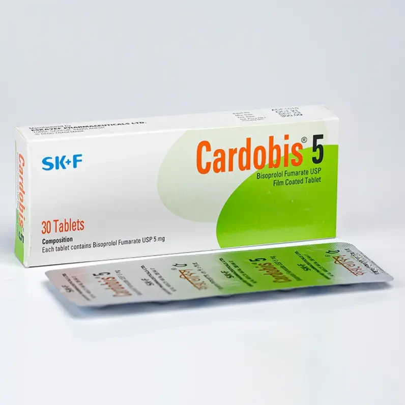 Pack Image: Cardobis 5 mg Tablet (4 x 10)