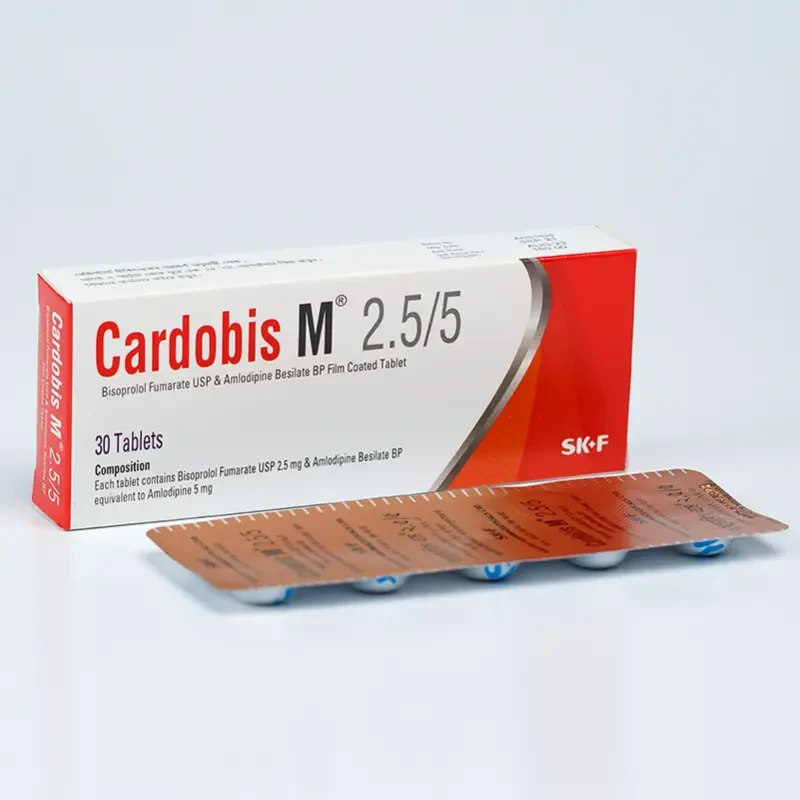 Pack Image: Cardobis M 2.5 mg Tablet (3 x 10)
