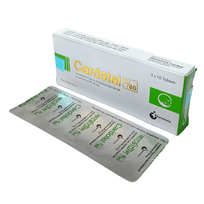 Pack Image: Cardotel 5 mg Tablet (2 x 14)