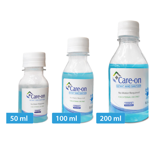 Pack Image: Care-on 66% 3.5% Hand Rub (50 ml bottle)