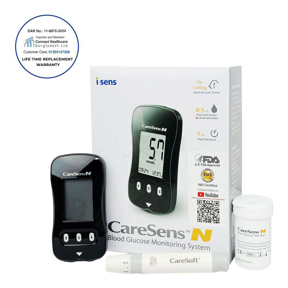 Pack Image: CareSens N  Glucometer (Each device)