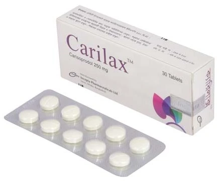 Pack Image: Carilax 250 mg Tablet (3 x 10)