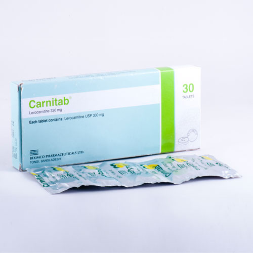 Pack Image: Carnitab 330 mg Tablet (3 x 10)
