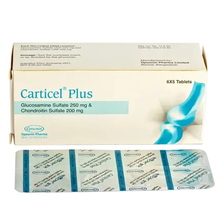 Pack Image: Carticel Plus 250 mg Tablet (5 x 6)