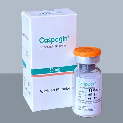 Pack Image: Caspogin 50 mg Injection (50 mg vial)