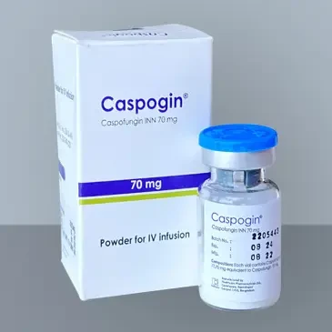 Pack Image: Caspogin 70 mg Injection (70 mg vial)