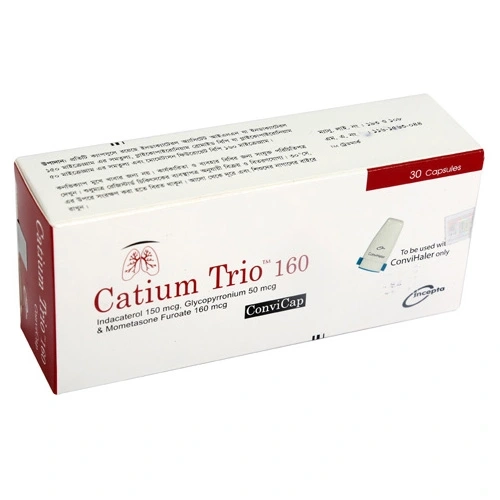 Pack Image: Catium Trio 150 mcg Inhalation Capsule (5 x 6)