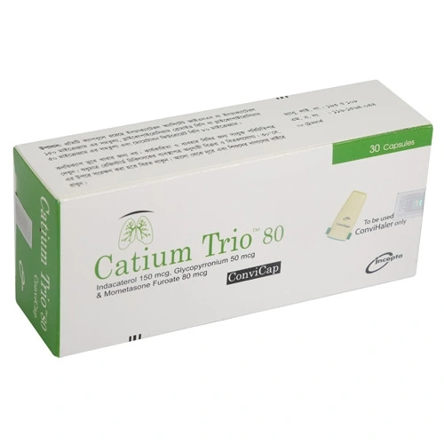 Pack Image: Catium Trio 150 mcg Inhalation Capsule (5 x 6)