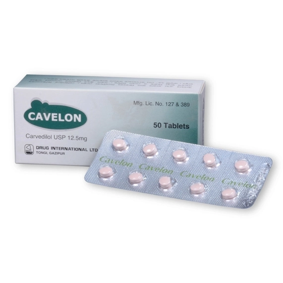 Pack Image: Cavelon 12.5 mg Tablet (5 x 10)