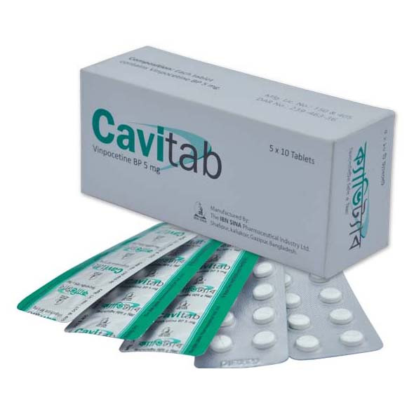Pack Image: Cavitab 5 mg Tablet (5 x 10)