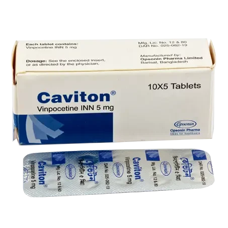 Pack Image: Caviton 5 mg Tablet (5 x 10)