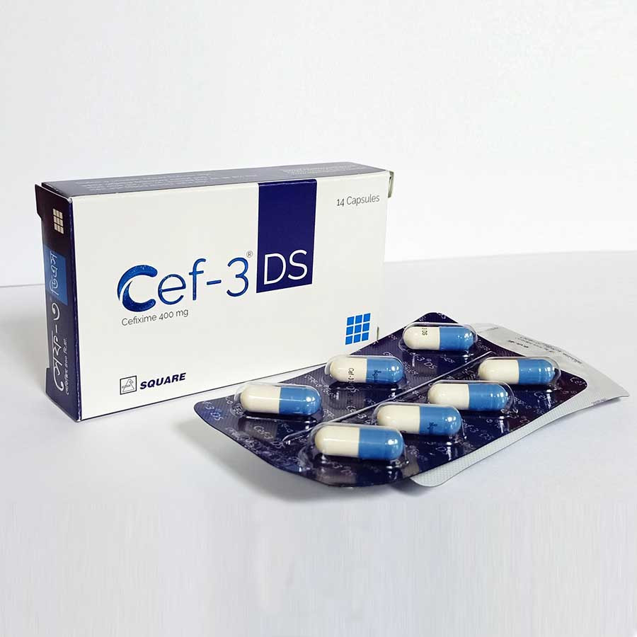 Pack Image: Cef-3 DS 400 mg Capsule (2 x 7)
