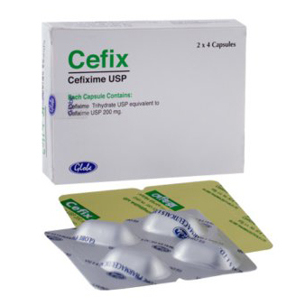 Pack Image: Cefix 200 mg Capsule (2 x 6)