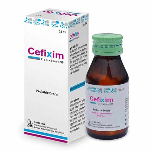Pack Image: Cefixim 25 mg Pediatric Drop (21 ml bottle)
