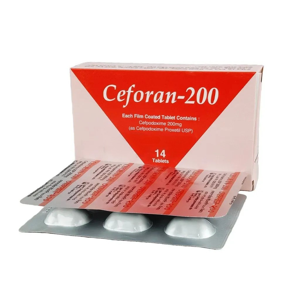Pack Image: Ceforan 200 mg Tablet (2 x 7)