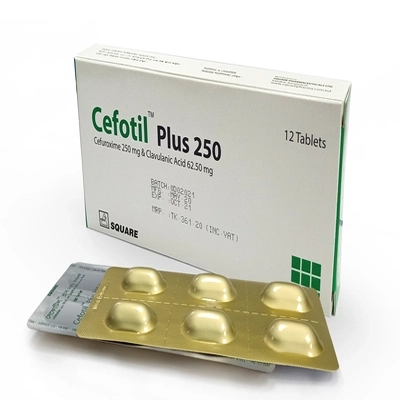 Pack Image: Cefotil Plus 250 mg Tablet (2 x 6)