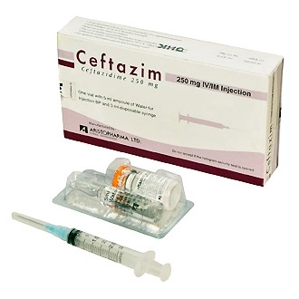 Pack Image: Ceftazim 250 mg Injection (250 mg vial)