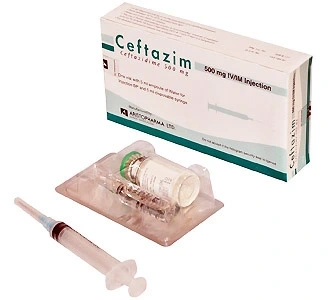 Pack Image: Ceftazim 500 mg Injection (500 mg vial)