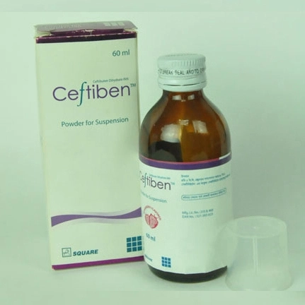 Pack Image: Ceftiben 90 mg Suspension (60 ml bottle)
