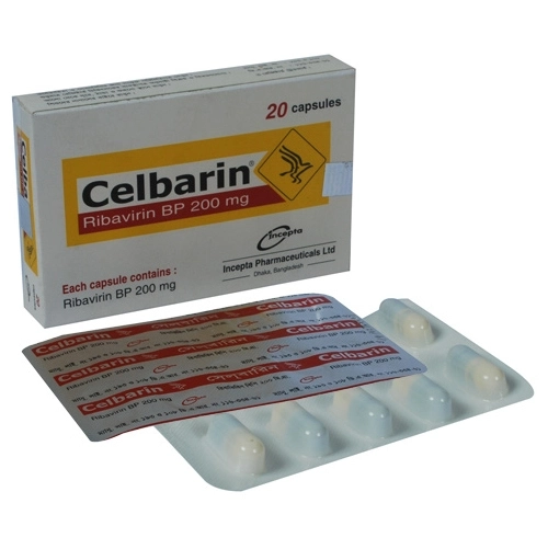Pack Image: Celbarin 200 mg Capsule (2 x 10)