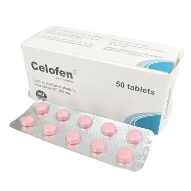 Pack Image: Celofen 100 mg Tablet (5 x 10)