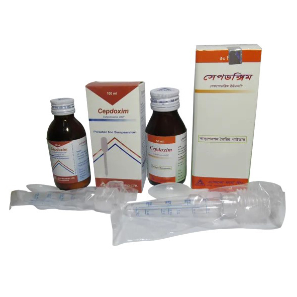 Pack Image: Cepdoxim 40 mg Suspension (50 ml bottle)