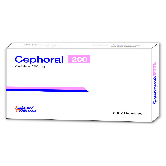 Pack Image: Cephoral 200 mg Capsule (2 x 7)