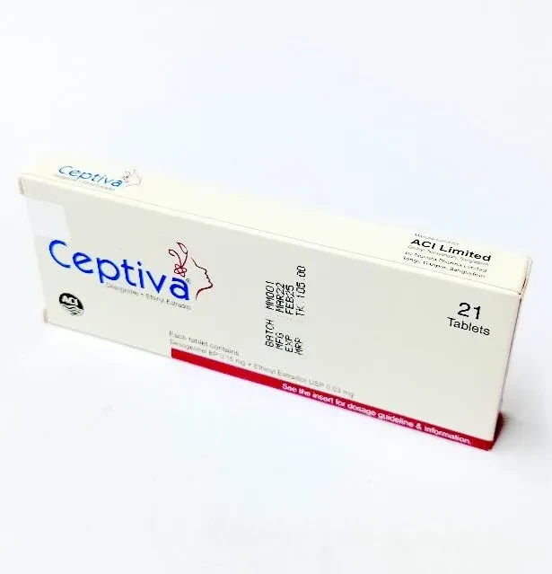 Pack Image: Ceptiva 0.03 mg Tablet (21 tablet pack)