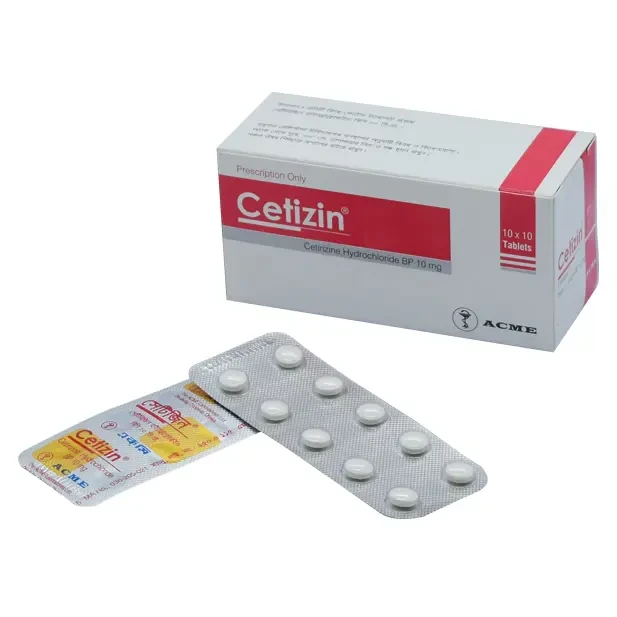 Pack Image: Cetizin 10 mg Tablet (10 x 10)