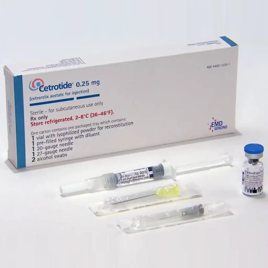 Pack Image: Cetrotide 250 mcg Injection (250 mcg vial)