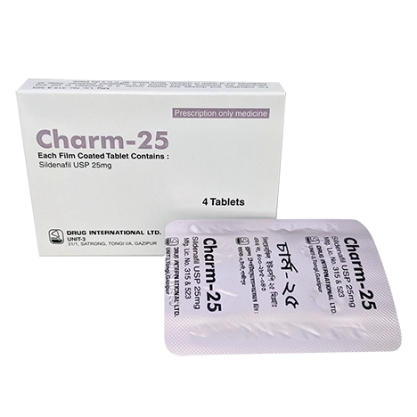 Pack Image: Charm 25 mg Tablet (1 x 4)