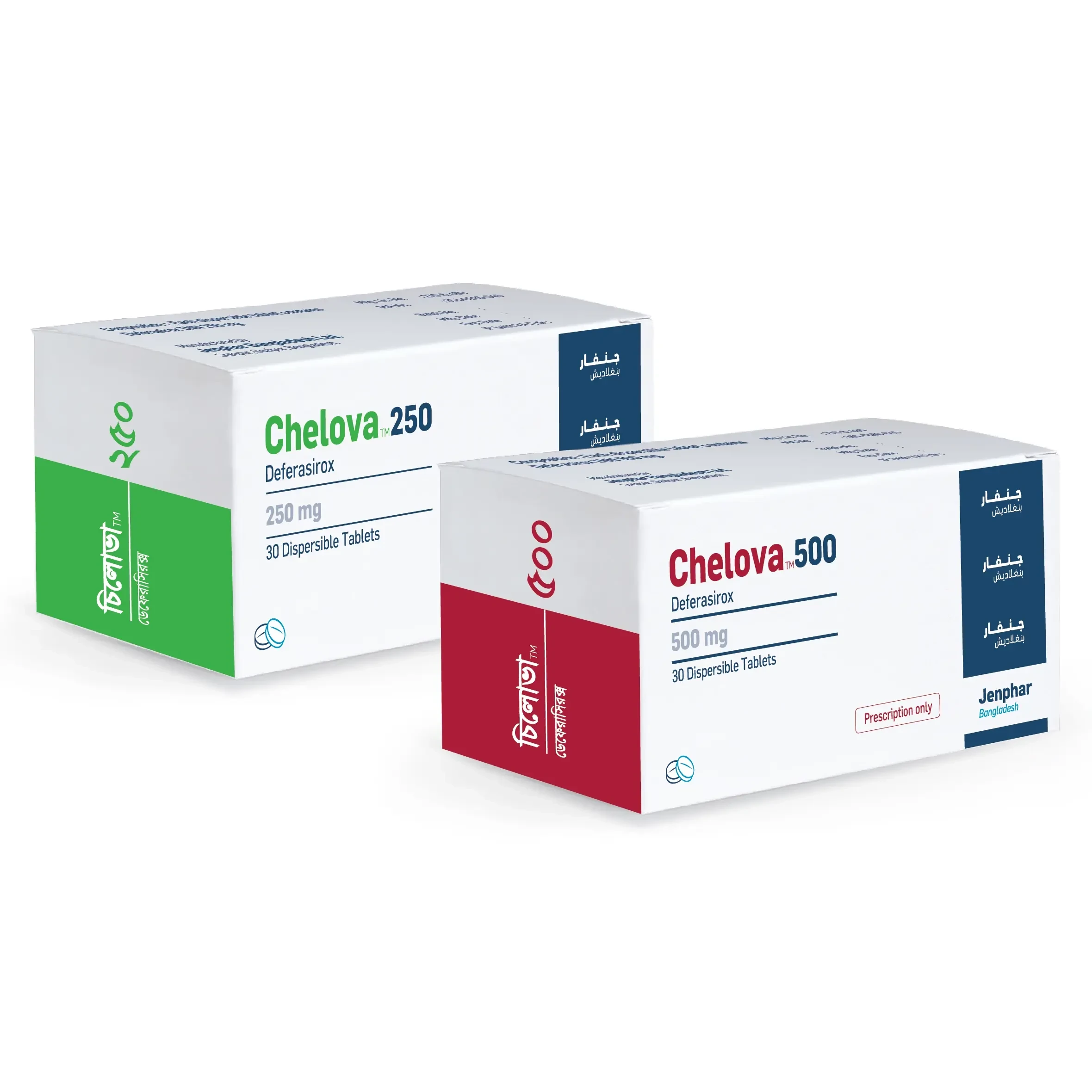 Pack Image: Chelova 250 mg Tablet (5 x 6)