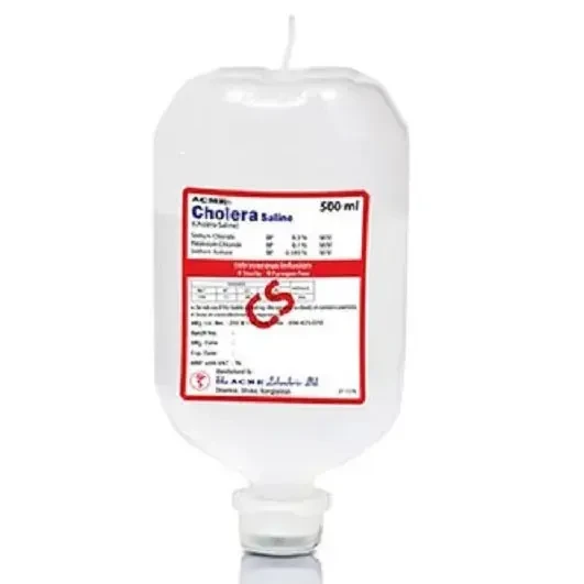 Pack Image: Cholera Saline  Injection (500 ml bag)