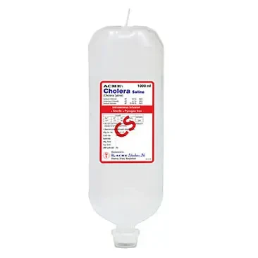 Pack Image: Cholera Saline  Injection (1000 ml bag)