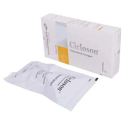 Pack Image: Cicloson 50 mcg Nasal Spray (120 metered sprays)