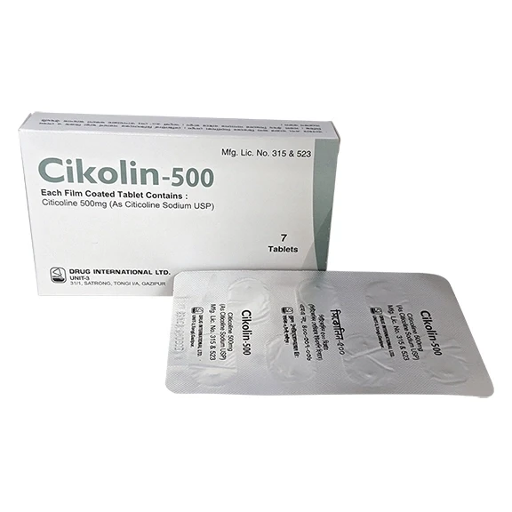 Pack Image: Cikolin 500 mg Tablet (1 x 7)