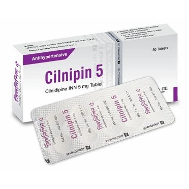 Pack Image: Cilnipin 5 mg Tablet (3 x 10)