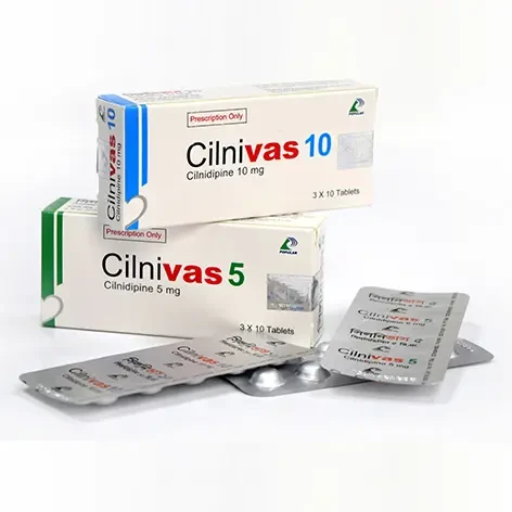 Pack Image: Cilnivas 5 mg Tablet (3 x 10)