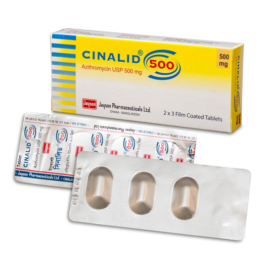 Pack Image: Cinalid 500 mg Tablet (2 x 3)