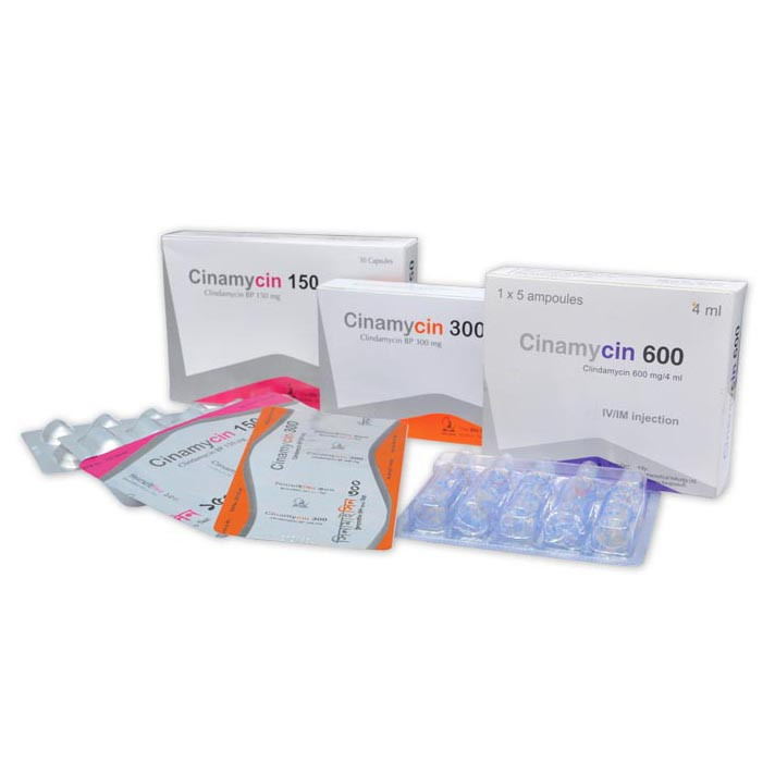 Pack Image: Cinamycin 300 mg Capsule (3 x 10)