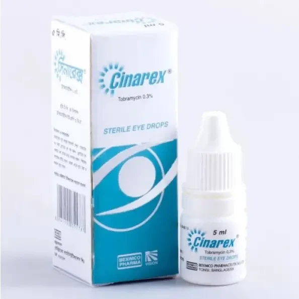 Pack Image: Cinarex 0.3% Eye Drop (5 ml drop)