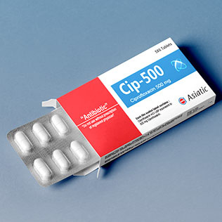 Pack Image: Cip 500 mg Tablet (5 x 6)