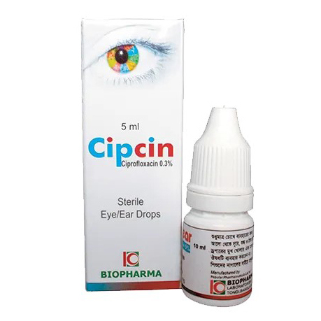 Pack Image: Cipcin 0.3% Eye Drop (5 ml drop)