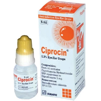 Pack Image: Ciprocin 0.3% Eye Drop (5 ml drop)
