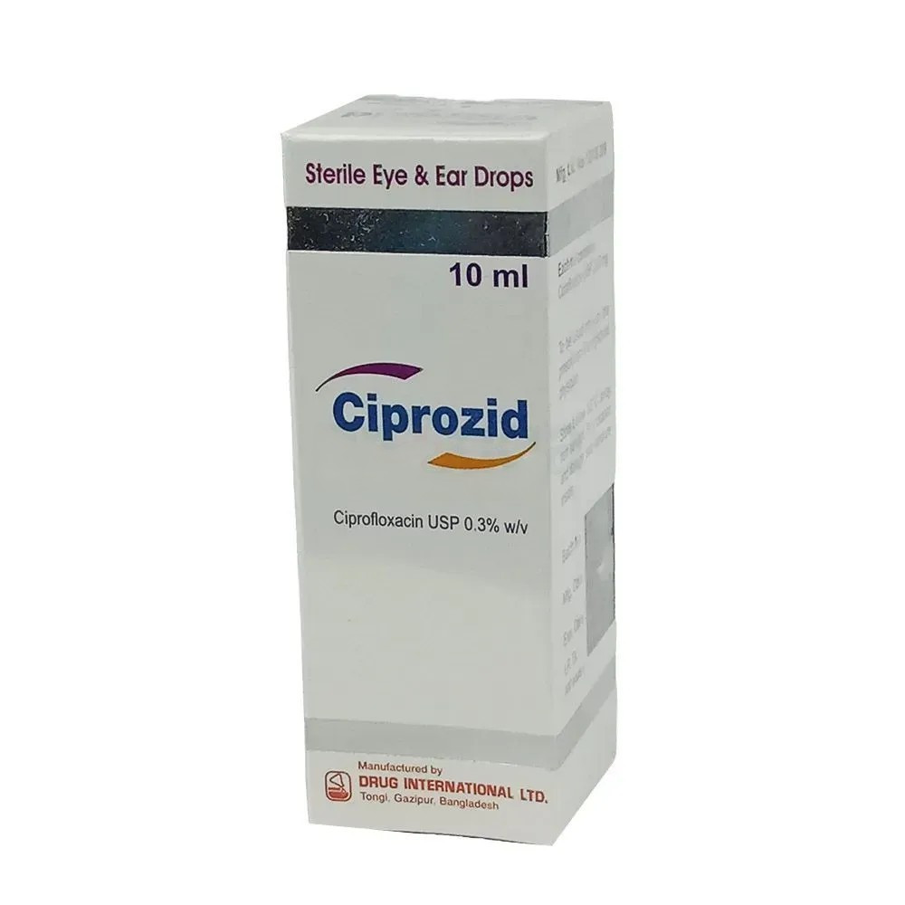 Pack Image: Ciprozid 0.3% Eye Drop (10 ml drop)